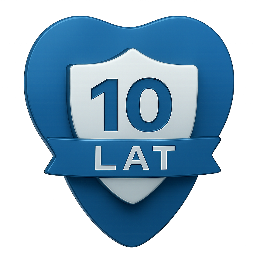10 lat
