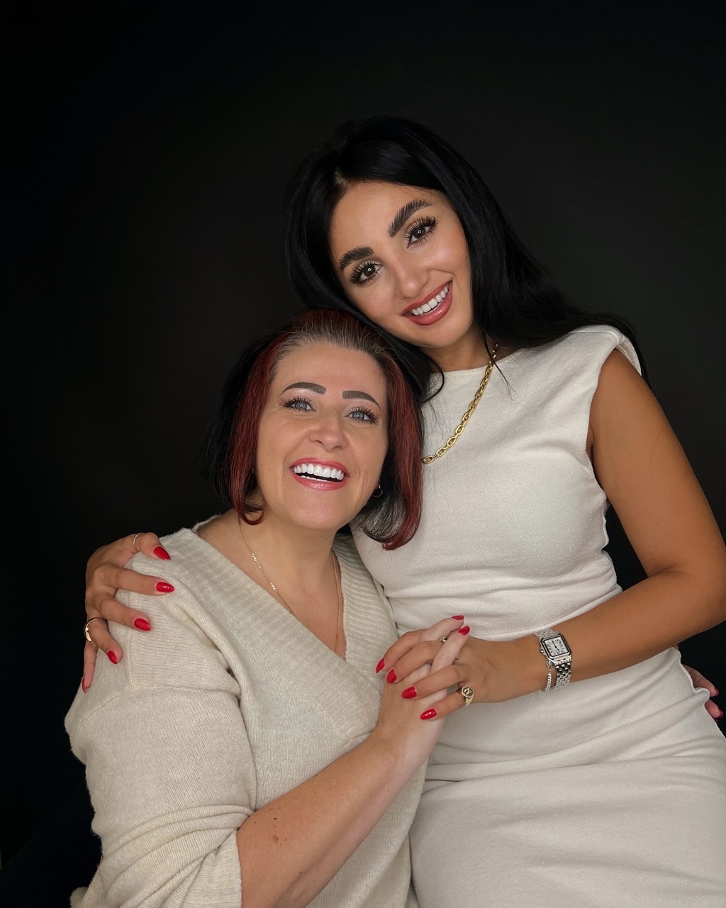 Dr Nelly z pacjentem po metamorfozie uśmiechu