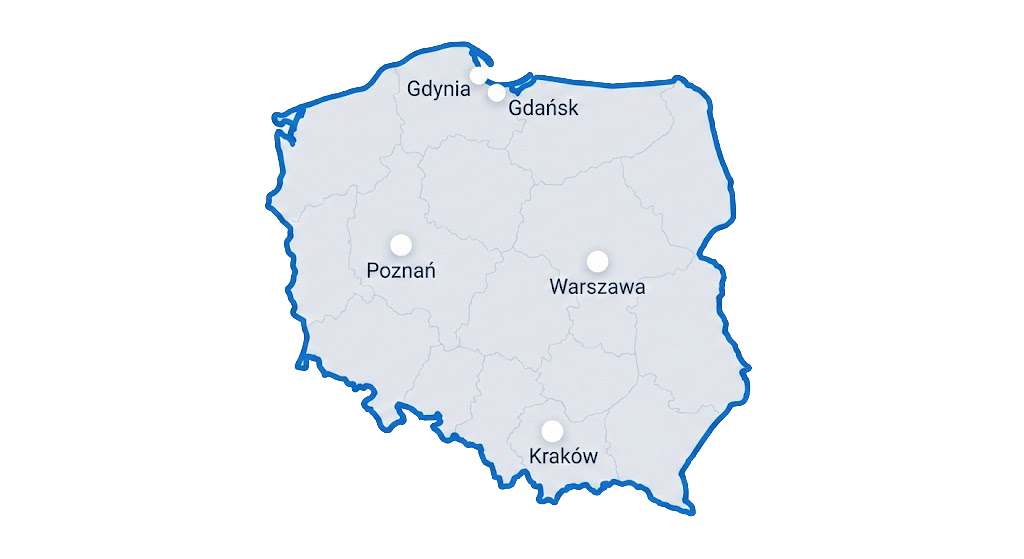 Meditravel na mapie Polski
